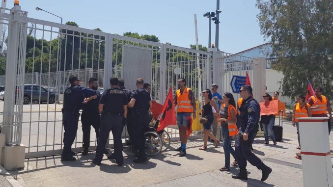 adalet bakanligi onunde eylem